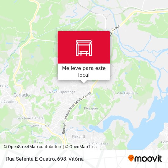 Rua Setenta E Quatro, 698 mapa