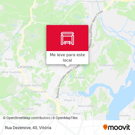 Rua Dezenove, 40 mapa