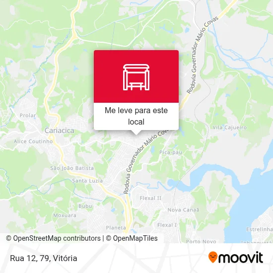 Rua 12, 79 mapa