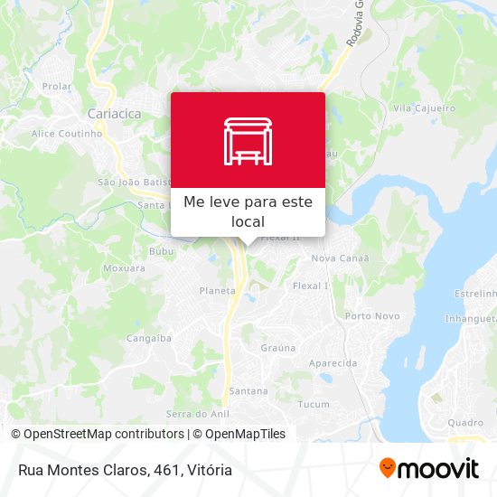 Rua Montes Claros, 461 mapa
