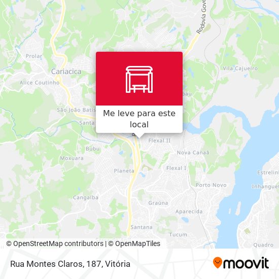 Rua Montes Claros, 187 mapa