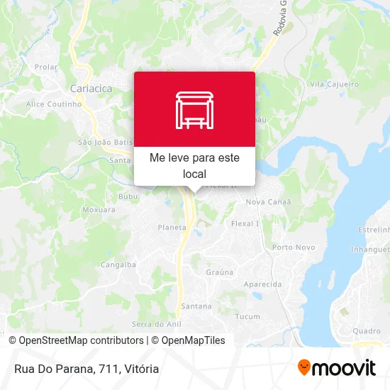 Rua Do Parana, 711 mapa