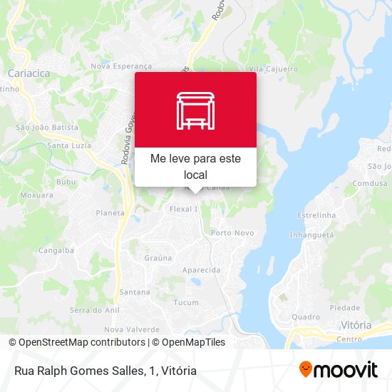 Rua Ralph Gomes Salles, 1 mapa