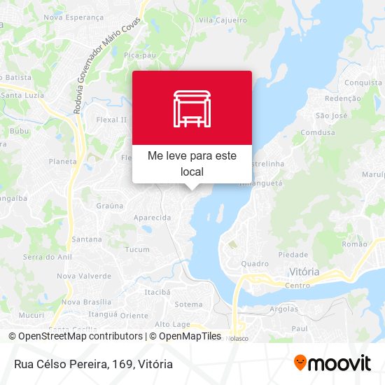 Rua Célso Pereira, 169 mapa