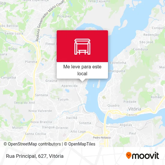 Rua Principal, 627 mapa