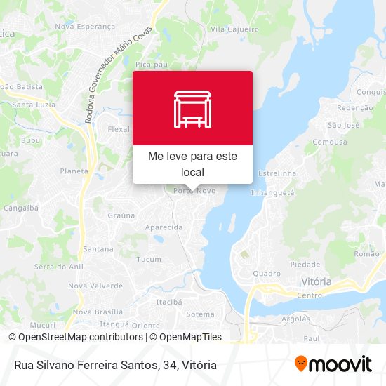 Rua Silvano Ferreira Santos, 34 mapa