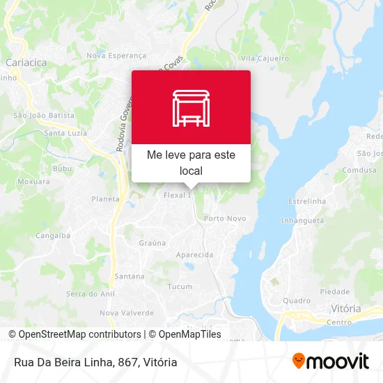 Rua Da Beira Linha, 867 mapa
