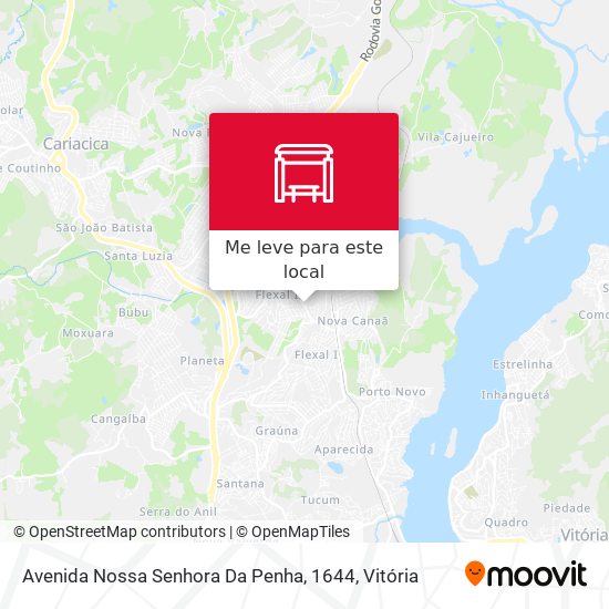 Avenida Nossa Senhora Da Penha, 1644 mapa