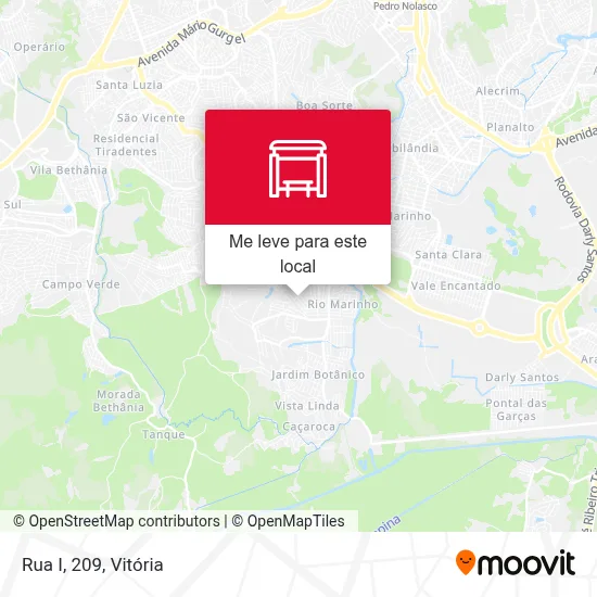 Rua I, 209 mapa