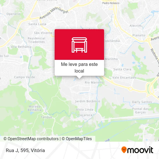 Rua J, 595 mapa