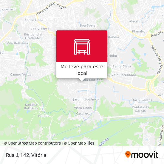 Rua J, 142 mapa