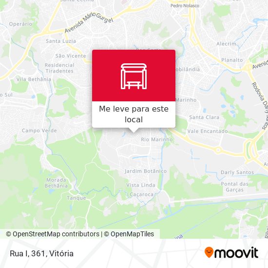 Rua I, 361 mapa