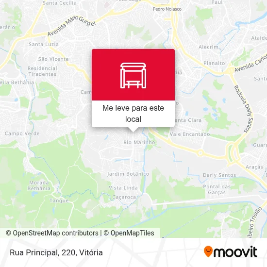 Rua Principal, 220 mapa