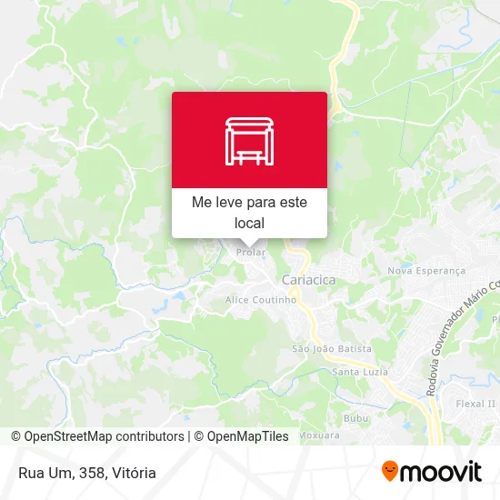 Rua Um, 358 mapa