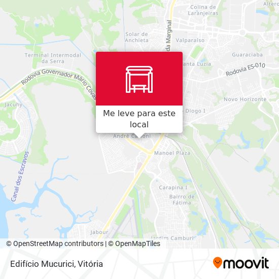 Edifício Mucurici mapa
