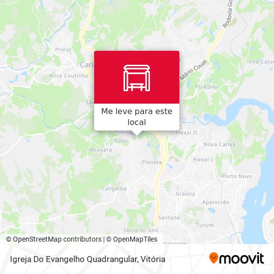 Igreja Do Evangelho Quadrangular mapa