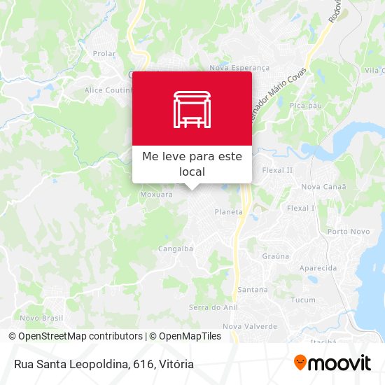 Rua Santa Leopoldina, 616 mapa