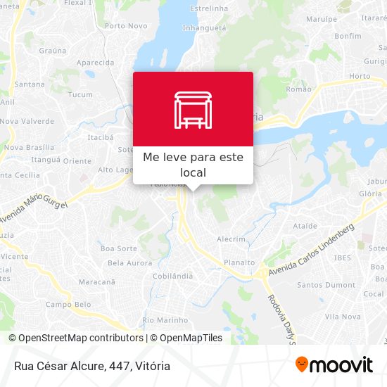 Rua César Alcure, 447 mapa