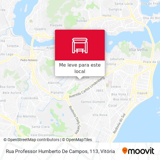 Rua Professor Humberto De Campos, 113 mapa