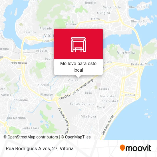 Rua Rodrigues Alves, 27 mapa