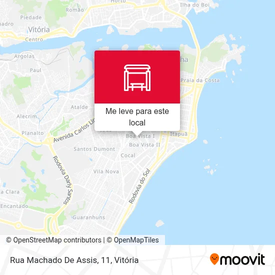 Rua Machado De Assis, 11 mapa