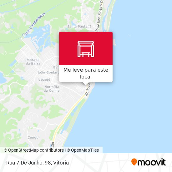 Rua 7 De Junho, 98 mapa