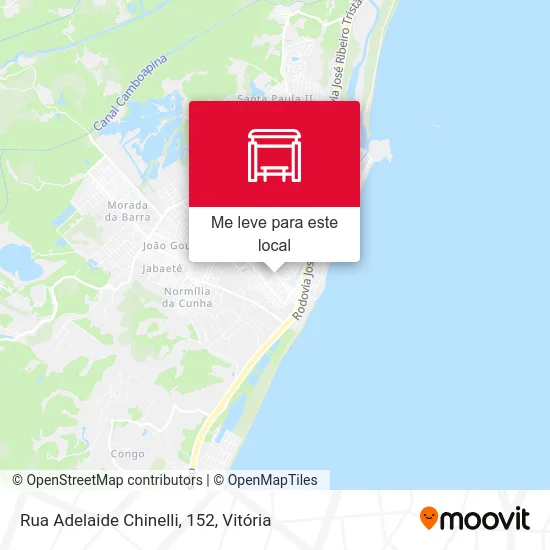 Rua Adelaide Chinelli, 152 mapa