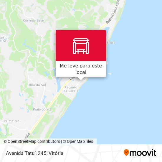 Avenida Tatuí, 245 mapa