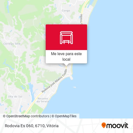 Rodovia Es 060, 6710 mapa