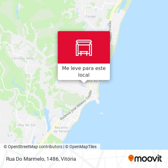 Rua Do Marmelo, 1486 mapa