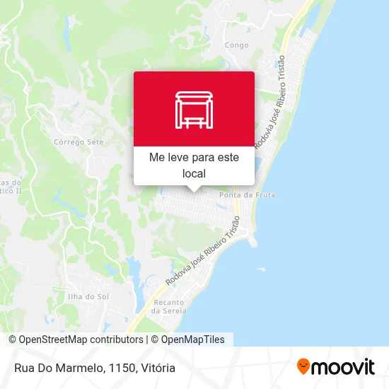 Rua Do Marmelo, 1150 mapa