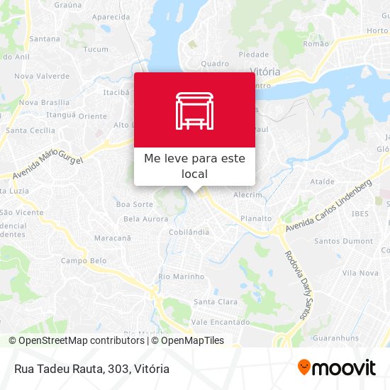 Rua Tadeu Rauta, 303 mapa