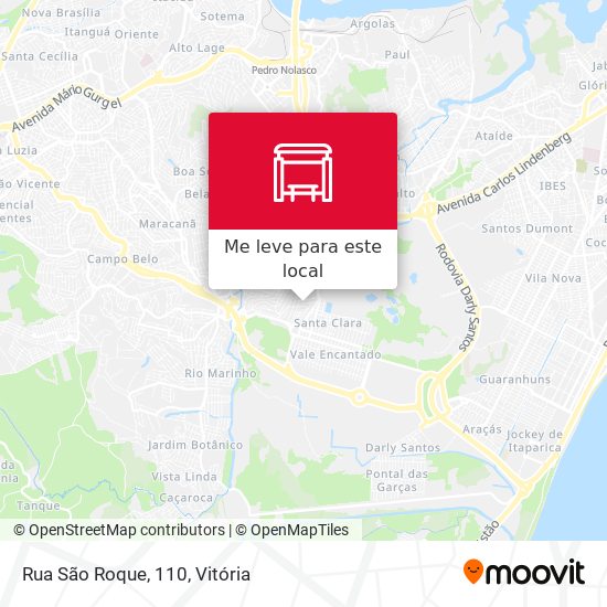 Rua São Roque, 110 mapa