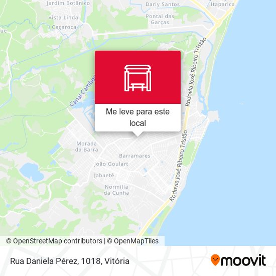 Rua Daniela Pérez, 1018 mapa