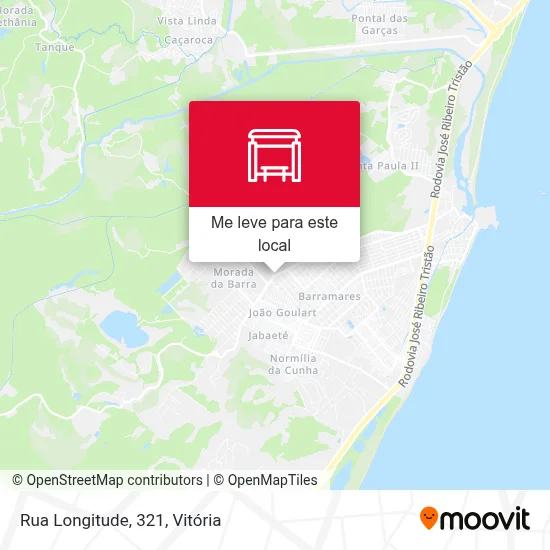 Rua Longitude, 321 mapa