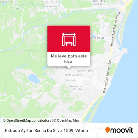 Estrada Ayrton Senna Da Silva, 1509 mapa