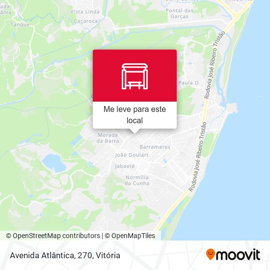 Avenida Atlântica, 270 mapa