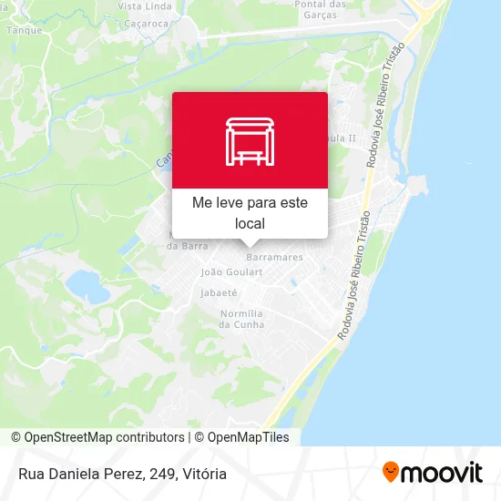 Rua Daniela Perez, 249 mapa
