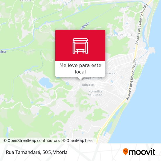 Rua Tamandaré, 505 mapa