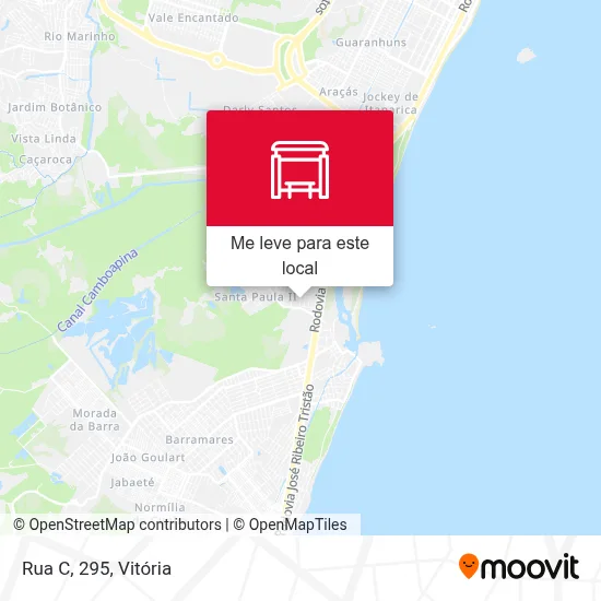 Rua C, 295 mapa