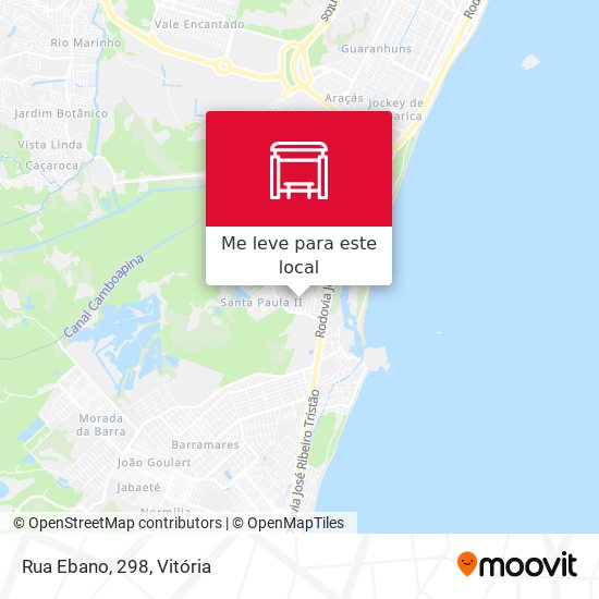 Rua Ebano, 298 mapa