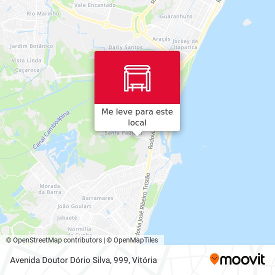Avenida Doutor Dório Silva, 999 mapa