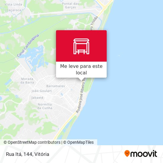 Rua Itá, 144 mapa