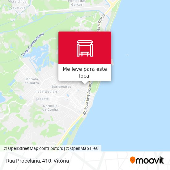 Rua Procelaria, 410 mapa