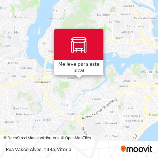 Rua Vasco Alves, 148a mapa