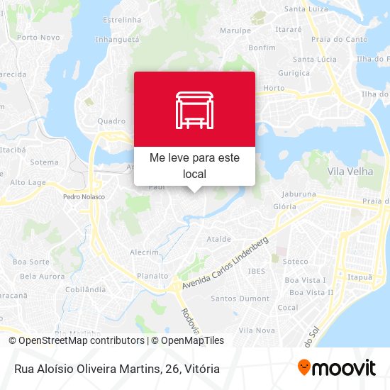 Rua Aloísio Oliveira Martins, 26 mapa