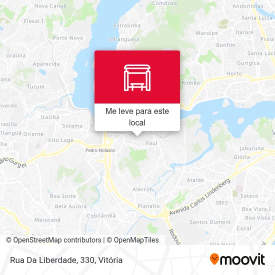 Rua Da Liberdade, 330 mapa