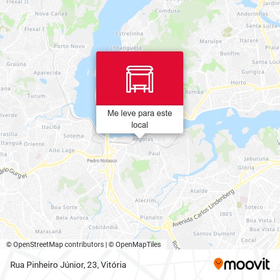 Rua Pinheiro Júnior, 23 mapa
