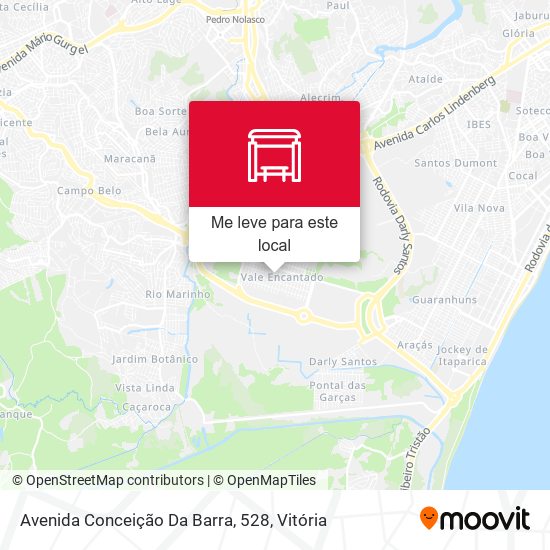 Avenida Conceição Da Barra, 528 mapa
