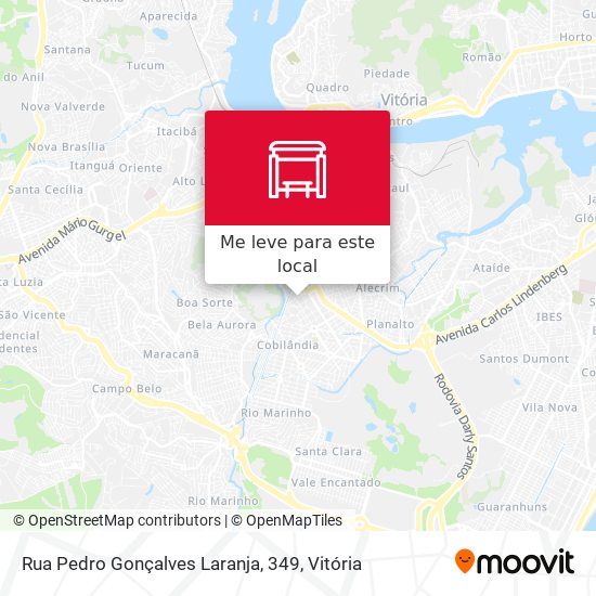 Rua Pedro Gonçalves Laranja, 349 mapa
